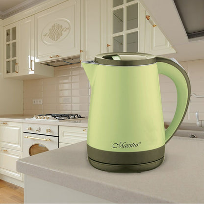 Feel Maestro MR-037 Green Stainless Steel Kettle 1630 W 1.2 L