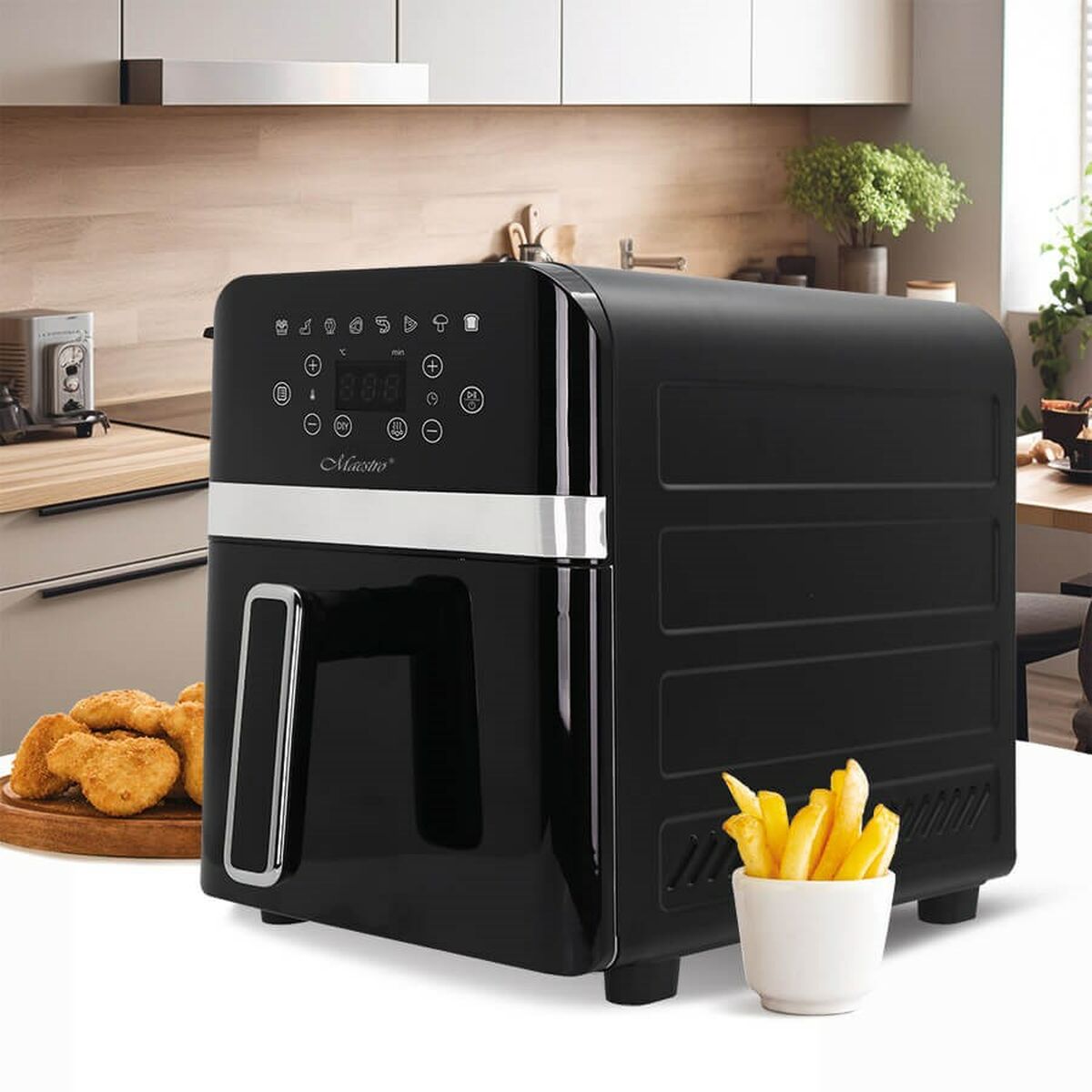 Feel Maestro MR-759 Air Fryer Black 1900 W 9 L