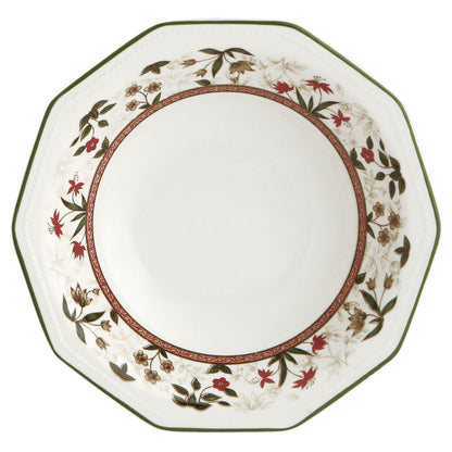 Queen's By Churchill Assam Floral Ceramic Earthenware Deep Plate Ø 20.5 cm (6 Units)