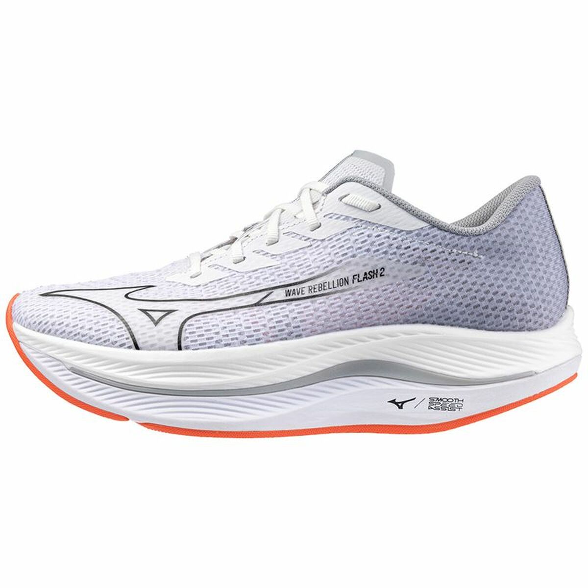 Mizuno Wave Rebellion Flash 2 Grey Adult Running Shoes