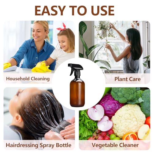 2 Pieces Spray Bottle, 300ml, Empty Plastic Spray Bottle, Trigger Empty Spray Bottles, Spray Bottle for Plants, Leakproof Mist Bottle, for Home, Garden, Plants, Hairdressing