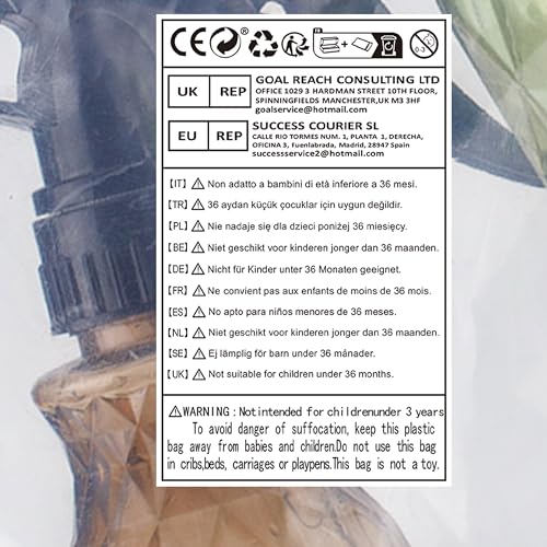 Vwoqiy 2 Piezas Botella de Aerosol, 500ml Botella de Spray Plástico Vacías, Botellas Atomizador de Agua, Botellas de Pulverización para Regar Plantas de Jardín (Verde Marrón)