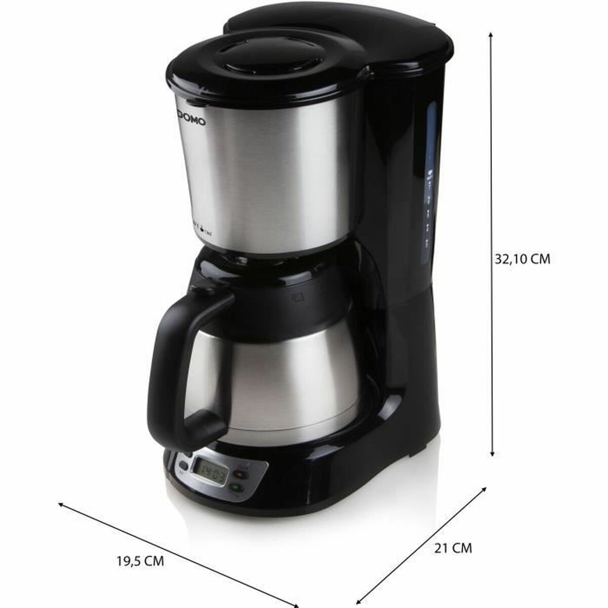 DOMO DO709K 1000 W 1 L Drip Coffee Maker