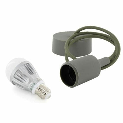 Chacon Khaki E27 Ceiling Lamp