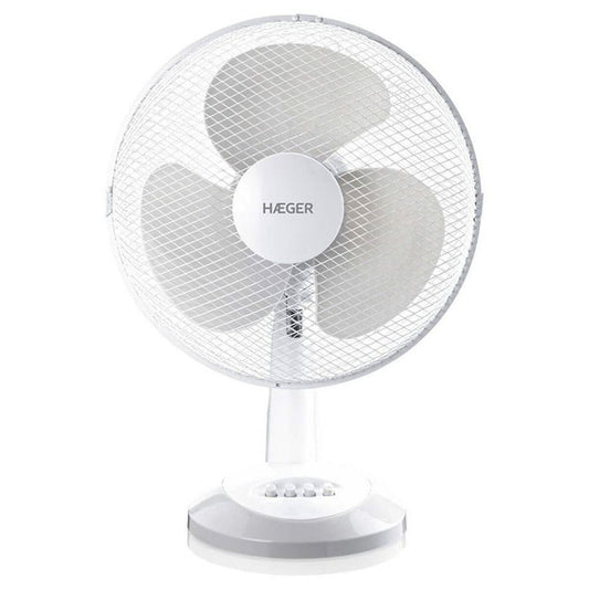 Ventilador de Sobremesa Haeger FA-012.008A Blanco 40 W