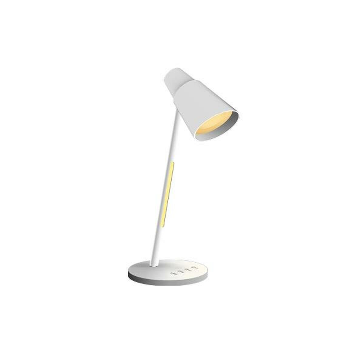 Q-Connect KF10974 White ABS Table Lamp