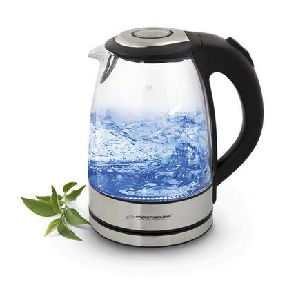 Esperanza Kettle EKK012 Black Glass Plastic 2200 W 1.7 L