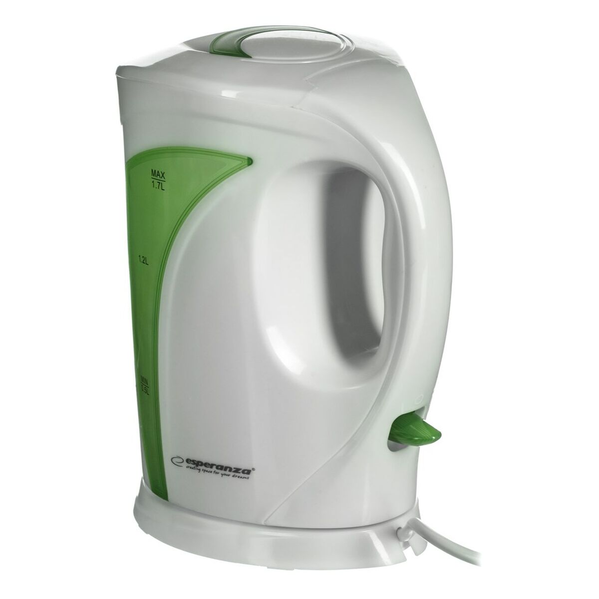 Hervidor Esperanza EKK018G  Blanco Verde Multicolor Plástico 2200 W 1,7 L