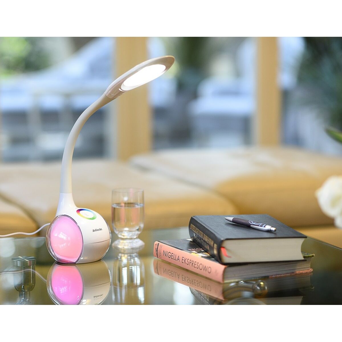 Activejet AJE-RAINBOW RGB table lamp White 80 Plastic 6 W 230 V