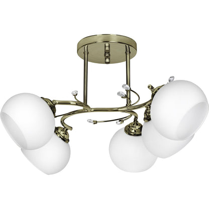 Activejet Irma Ceiling Lamp White Metal 40 W Modern 230 V 50.9 x 28 x 46 cm