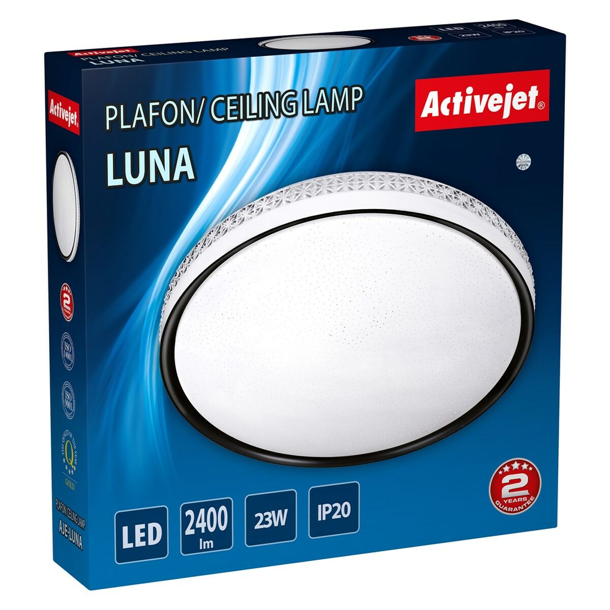 Lámpara de Techo Activejet Plafón LED Activejet AJE-LUNA Blanco 23 W