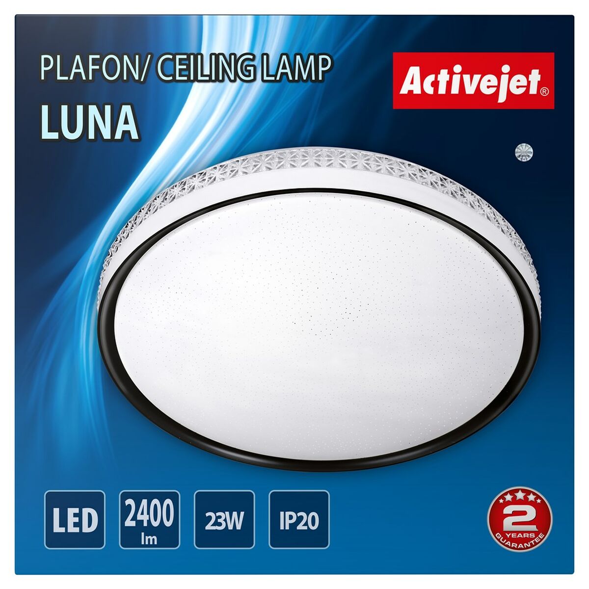 Activejet Ceiling Lamp Activejet LED Ceiling Lamp AJE-LUNA White 23 W