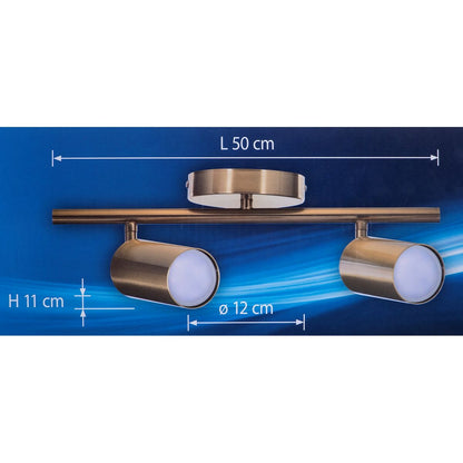 Activejet AJE-SPECTRA 2P Gold Metal 40 W Ceiling Lamp