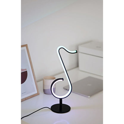 Activejet AJE-MELODY RGB Table Lamp Black Plastic 7 W 5 V