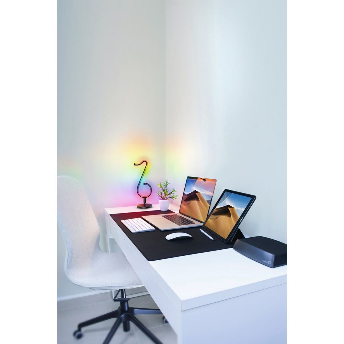 Activejet AJE-MELODY RGB Table Lamp Black Plastic 7 W 5 V