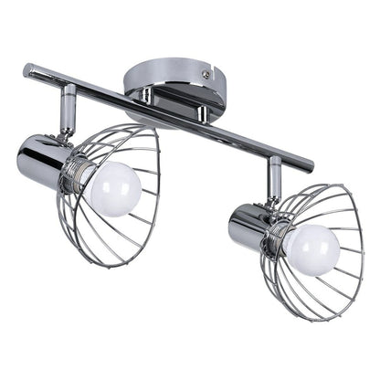 Activejet AJE-GIZEL 2P Ceiling Lamp Silver Metal 40 W