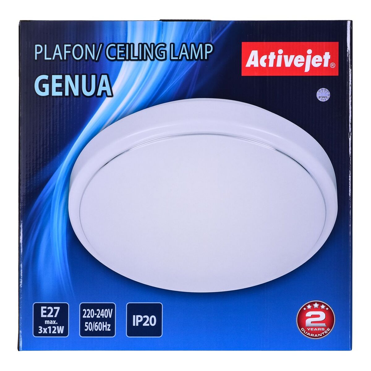 Lámpara de Techo Activejet AJE-GENUA Blanco 12 W 36 W