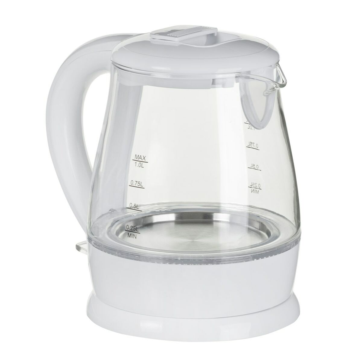 Blaupunkt EKG301 Kettle White Glass Aluminum 1630 W 1 L