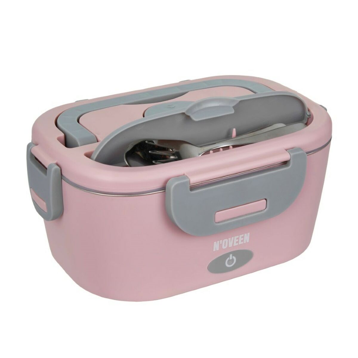 N'oveen Lunch Box LB755 Gray Pink