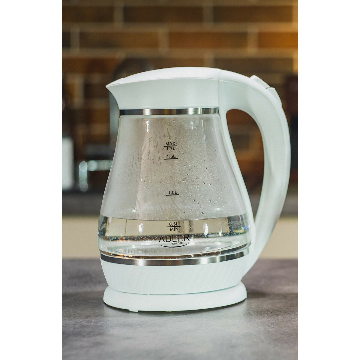 Adler White Kettle 2200 W 1.7 L