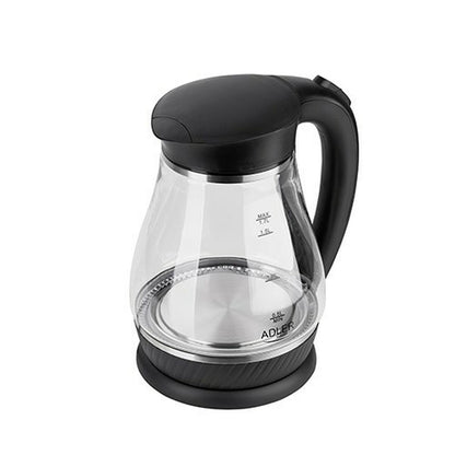 Adler AD 1274 Black Glass Kettle 2200 W 1.7 L