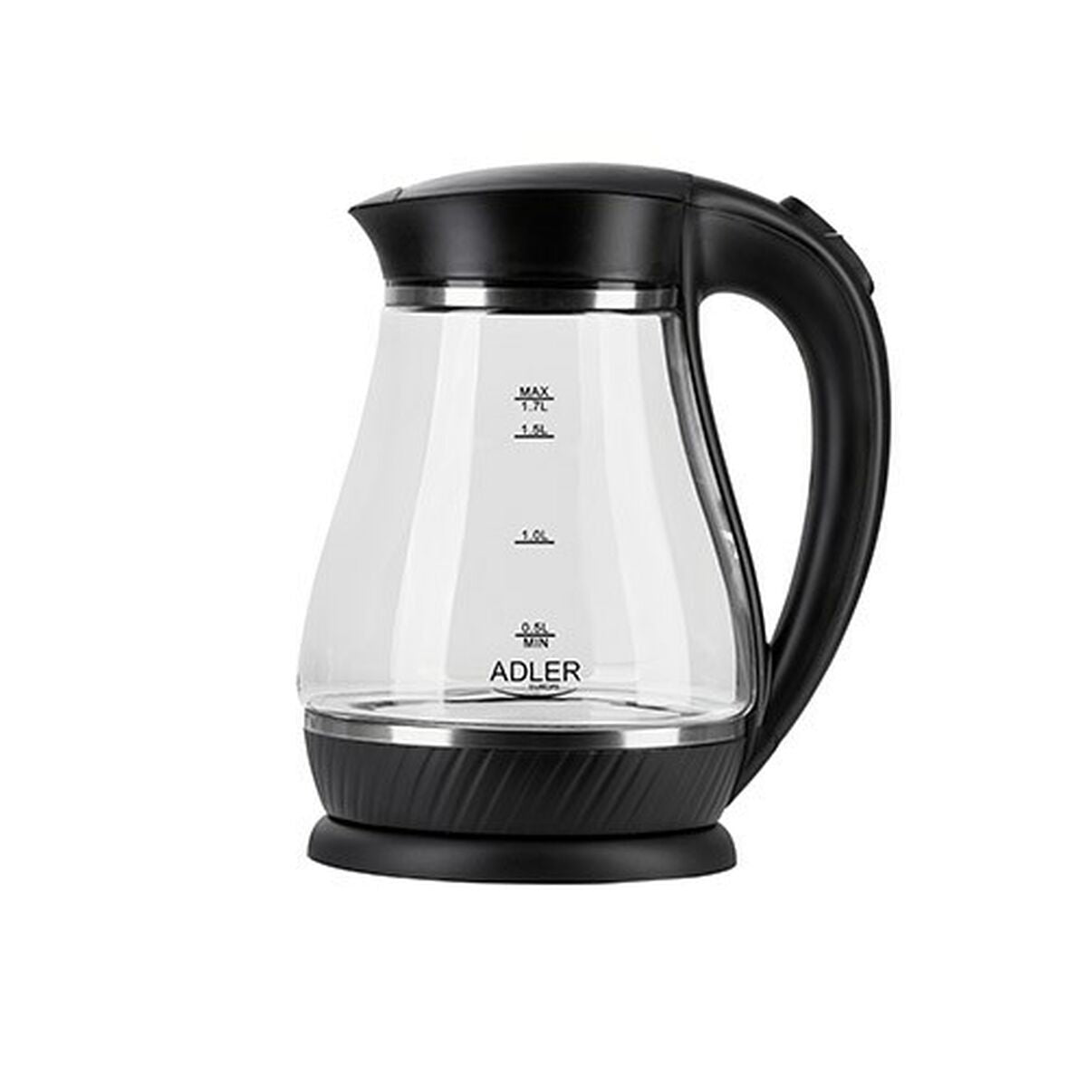 Adler AD 1274 Black Glass Kettle 2200 W 1.7 L