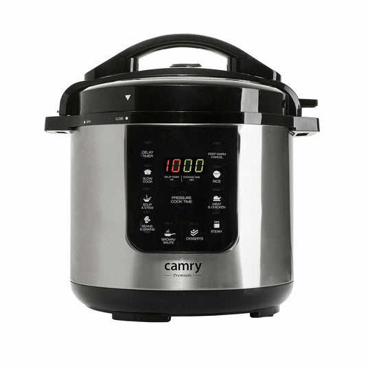 Camry CR 6409 Pressure Cooker Stainless Steel 6 L