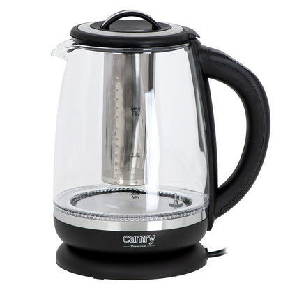 Adler CR 1290 Black Glass Kettle 2200 W 2 L