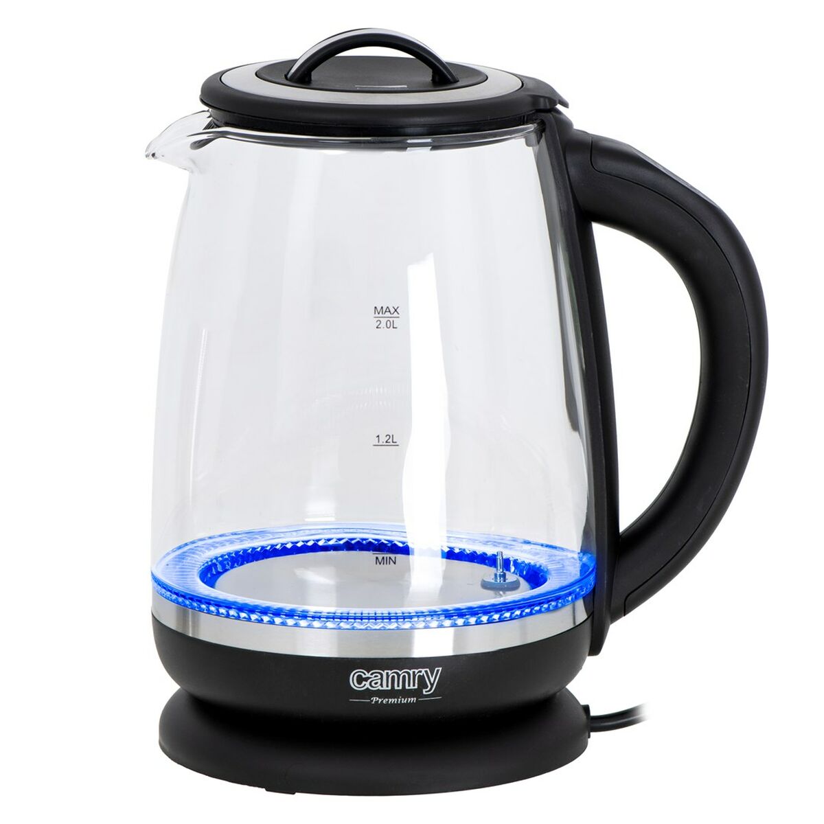 Adler CR 1290 Black Glass Kettle 2200 W 2 L