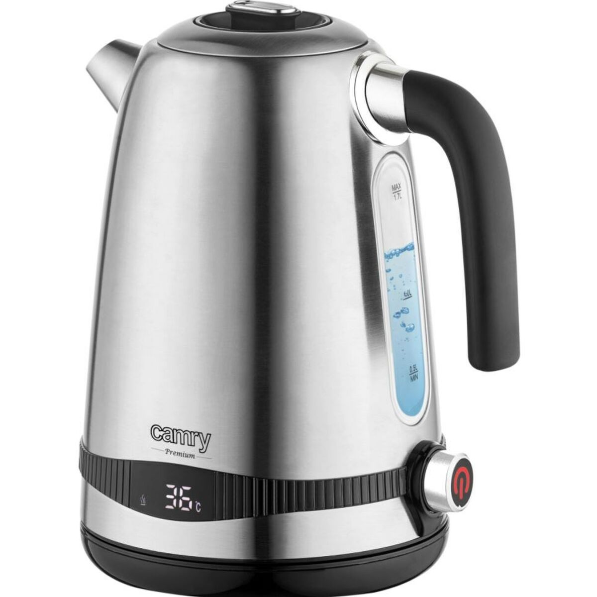 Adler CR 1291 Silver Stainless Steel Kettle 2200 W 1.7 L