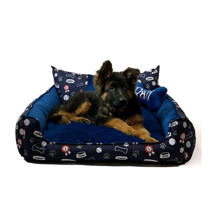 Cama para mascota GO GIFT XXL Granate 110 x 12 x 90 cm