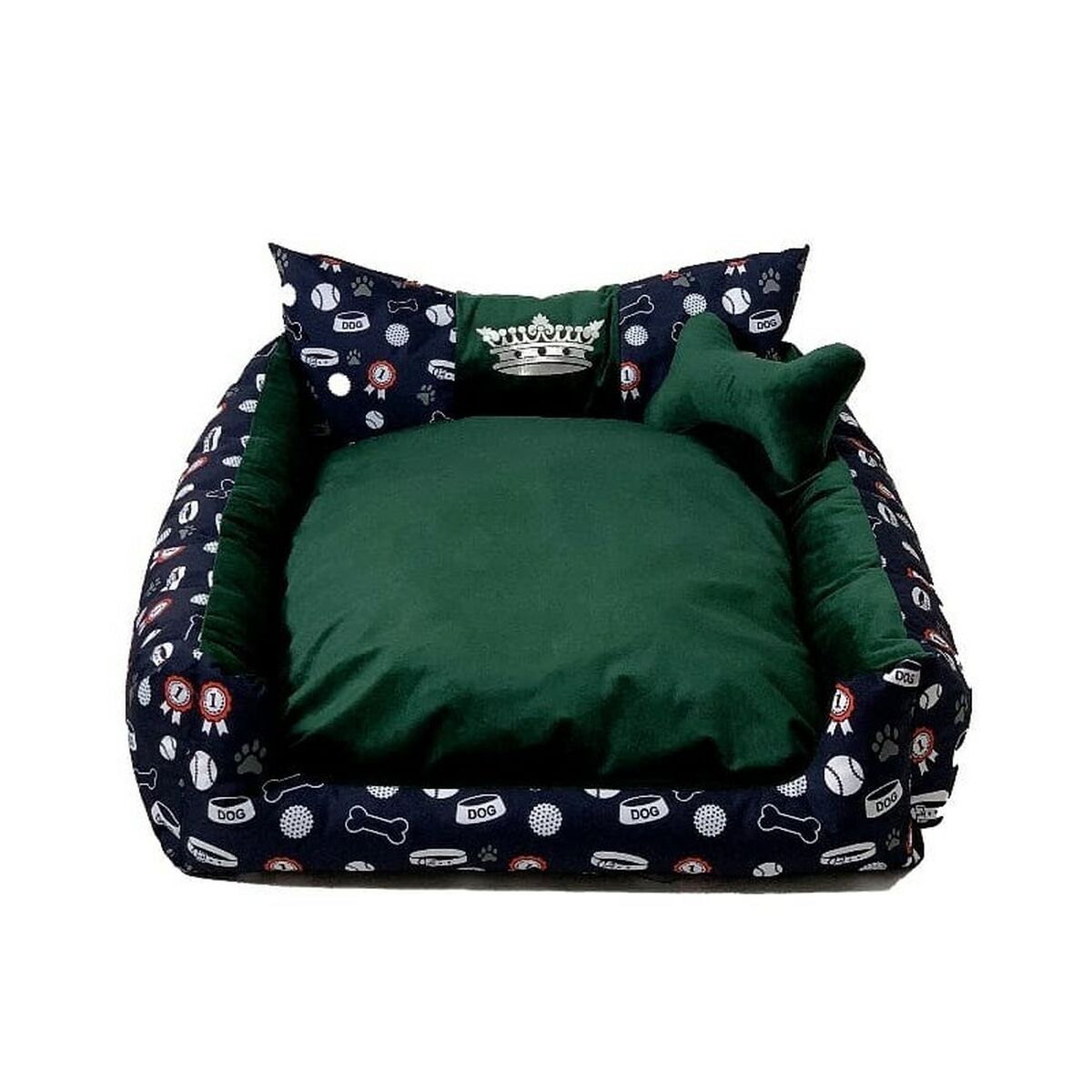 Cama para mascota GO GIFT XL Verde 100 x 38 x 80 cm