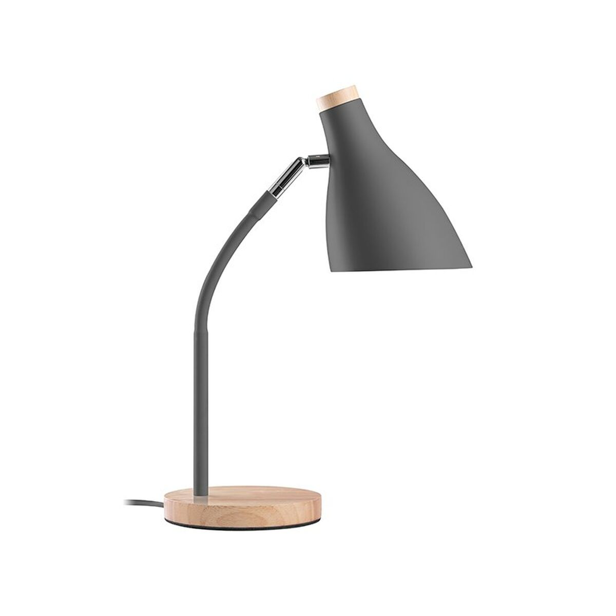 Tracer Scandi Desk Lamp Steel Grey 40 W 15 X 40 X 17 CM