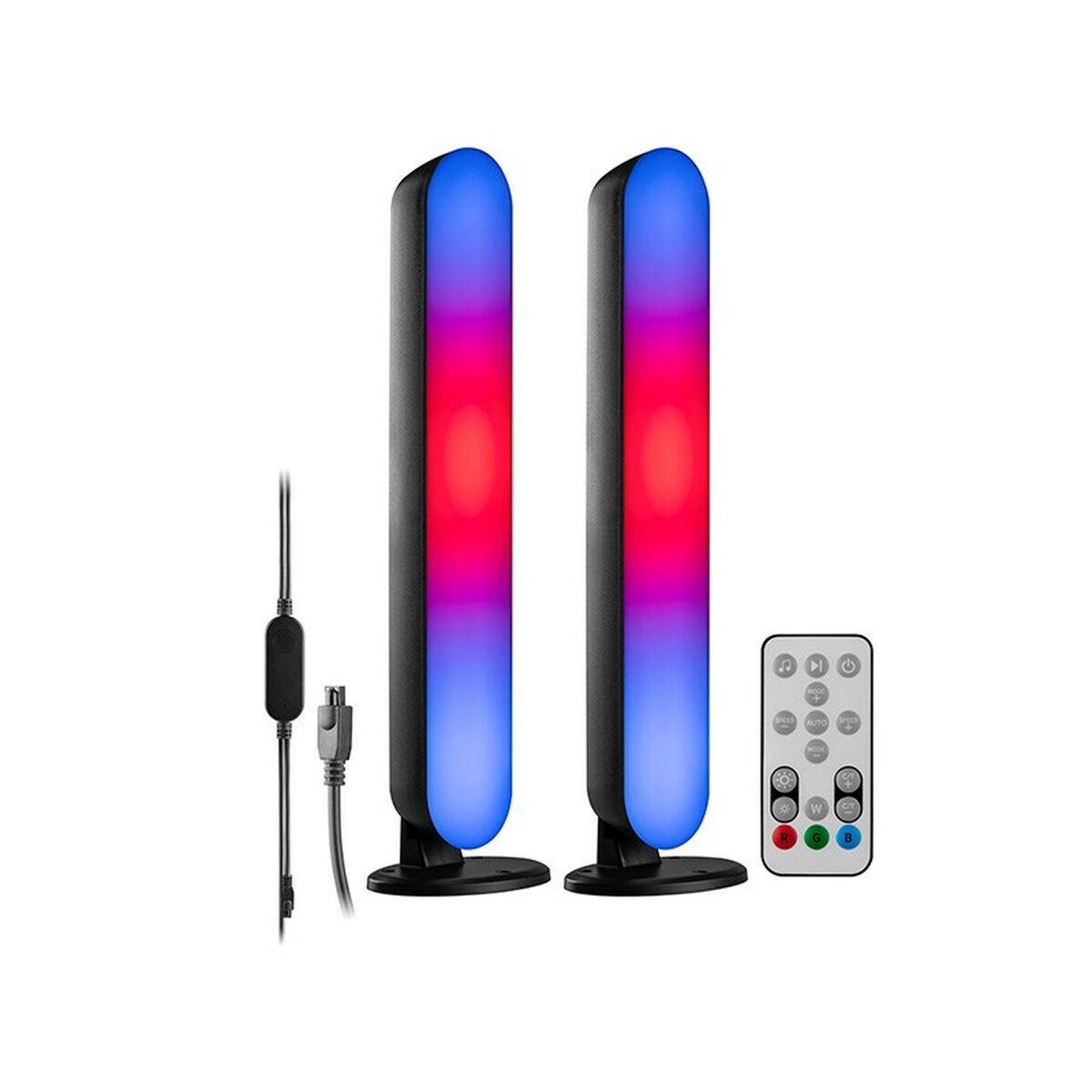 Lámpara de escritorio Tracer RGB Ambience - Smart Flow Negro Multicolor