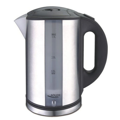 Adler AD 1216 Kettle Black Silver Stainless Steel Plastic 2000 W 2200 W 1.7 L