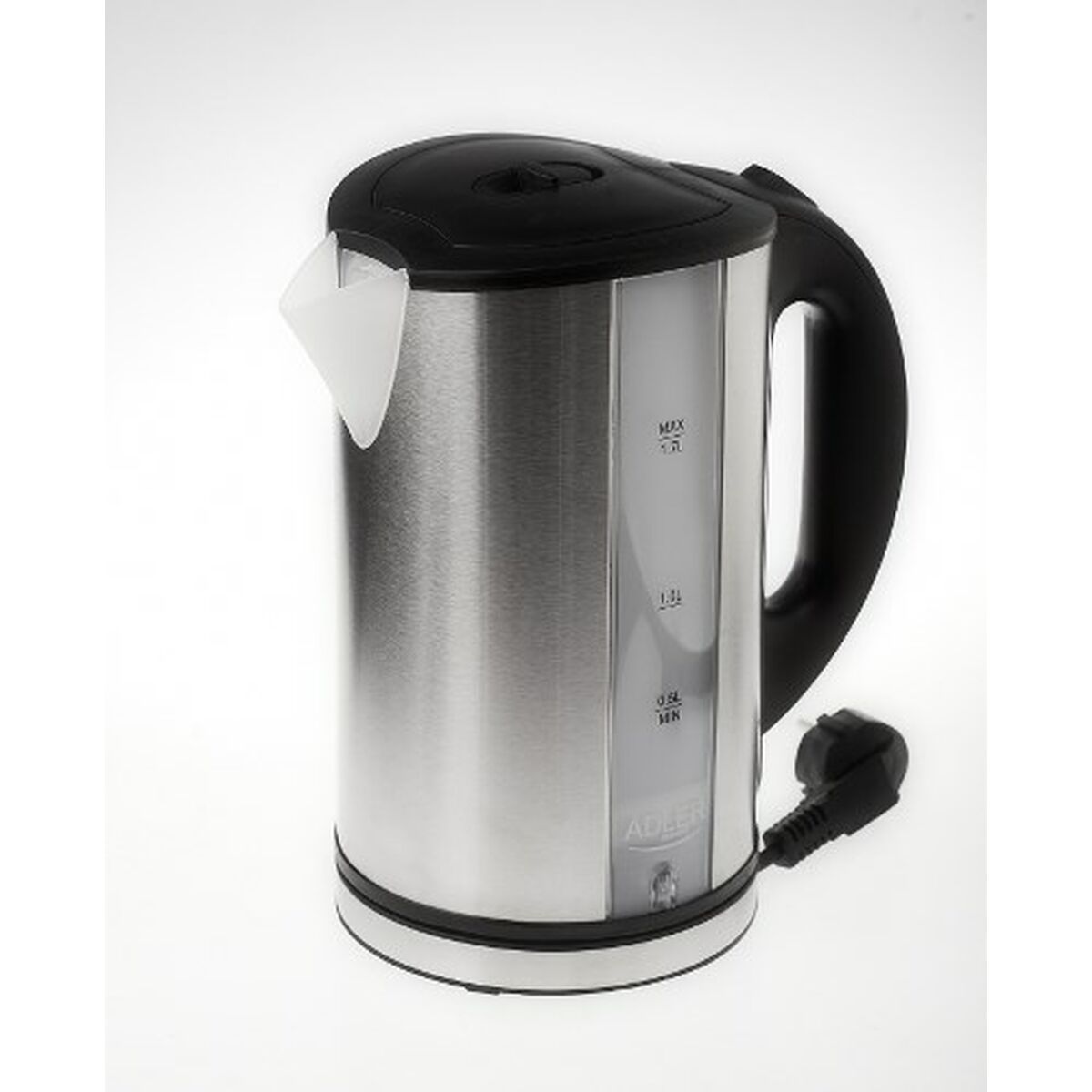 Adler AD 1216 Kettle Black Silver Stainless Steel Plastic 2000 W 2200 W 1.7 L