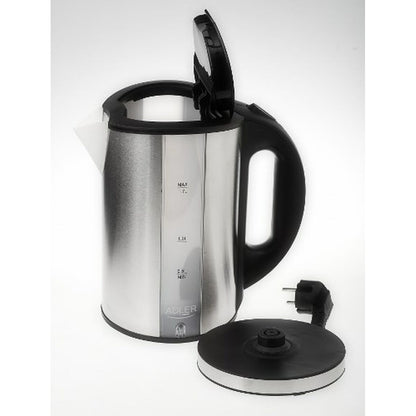 Adler AD 1216 Kettle Black Silver Stainless Steel Plastic 2000 W 2200 W 1.7 L