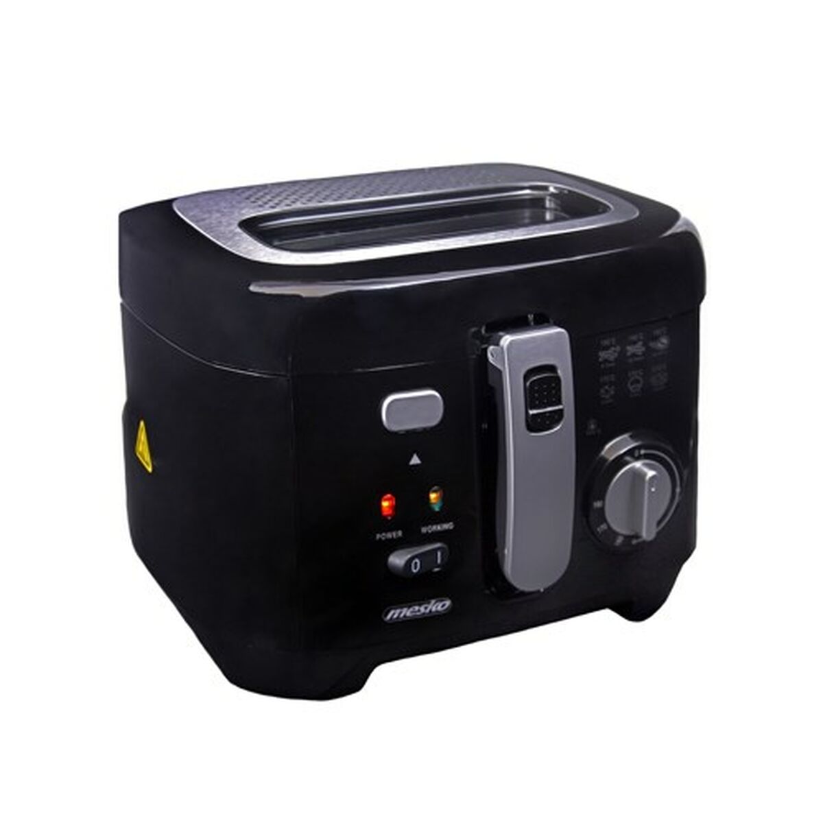 Adler MS 4908 Air Fryer Black Grey 1800 W 2.5 L