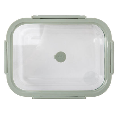 Lékué Hermetic Lunch Box Rectangular Borosilicate Glass 1.05 L