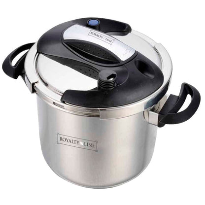 Royalty Line Stainless Steel Pressure Cooker 8 L 25 x 25 x 21 cm