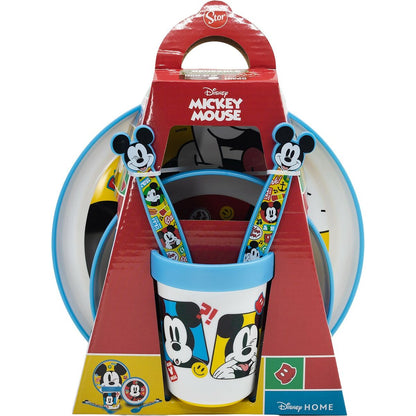 Set de Menaje Infantil Mickey Mouse CZ11306 Plástico (5 Piezas)