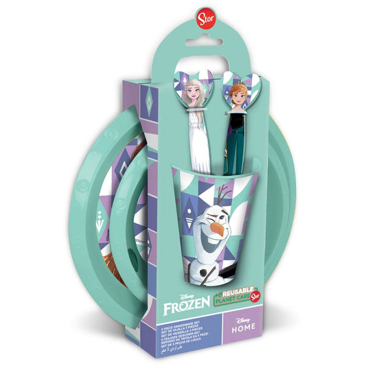 Set de Menaje Infantil Frozen CZ11310 Plástico (5 Piezas)