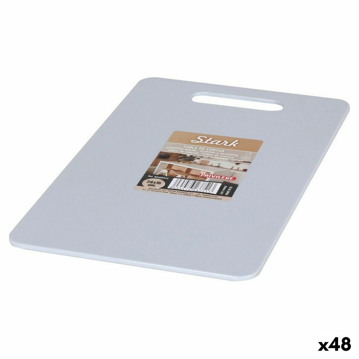 Dem Stark Grey Cutting Board 24 x 15 cm (48 Units)