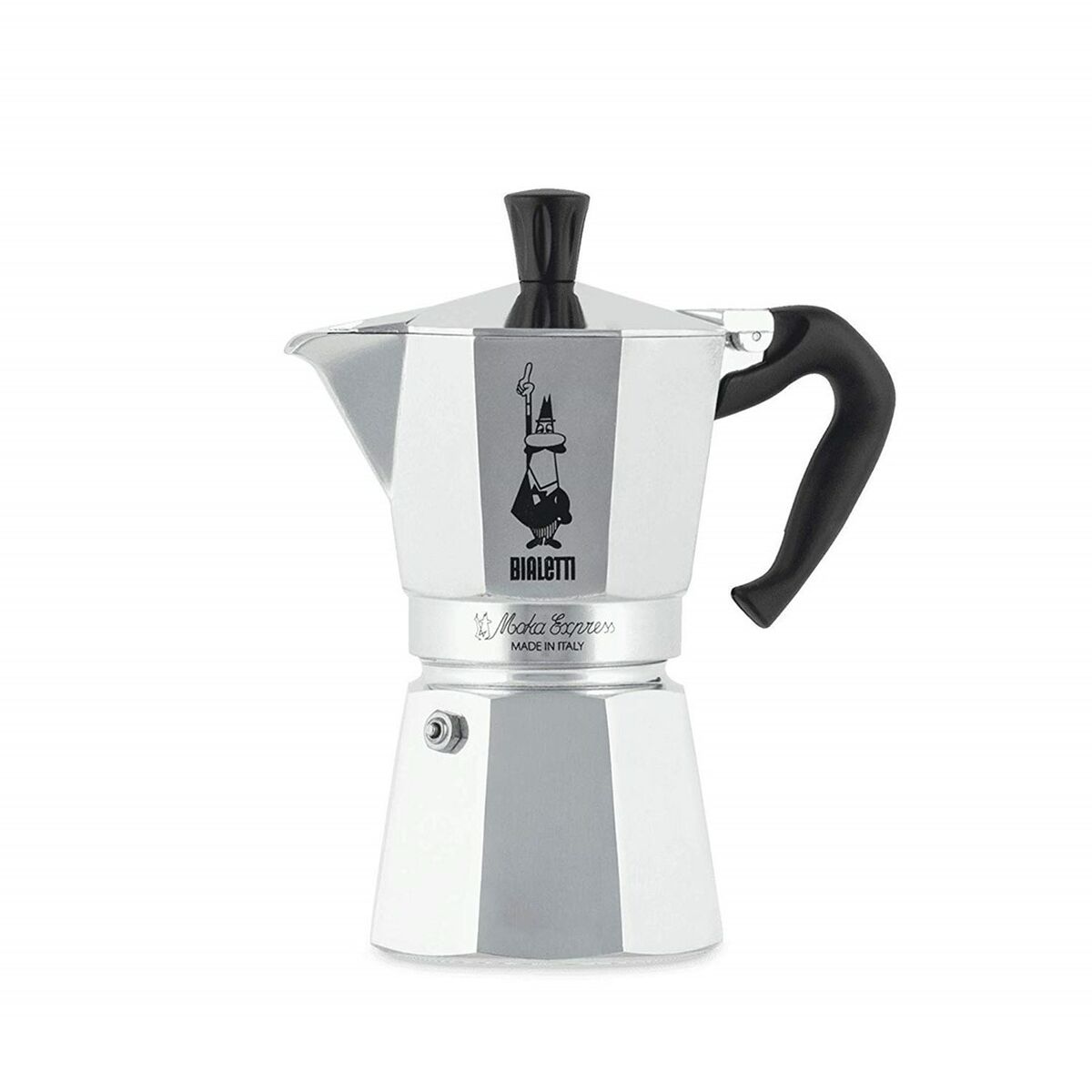 Cafetera Italiana Bialetti Moka Express Aluminio 300 ml 6 Tazas