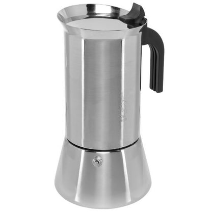 Bialetti New Venus Italian Coffee Maker Silver Wood Stainless Steel 240 ml 6 Cups