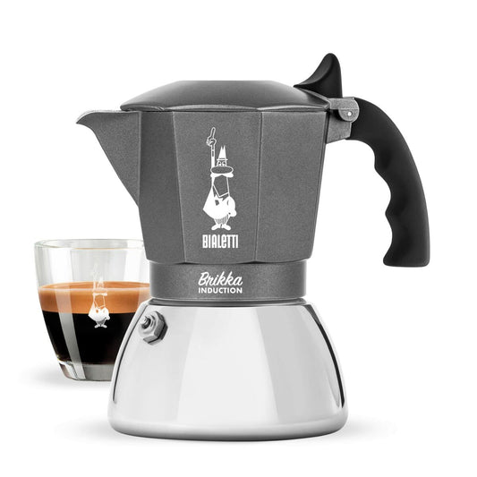 Bialetti Brikka Aluminum Italian Coffee Maker