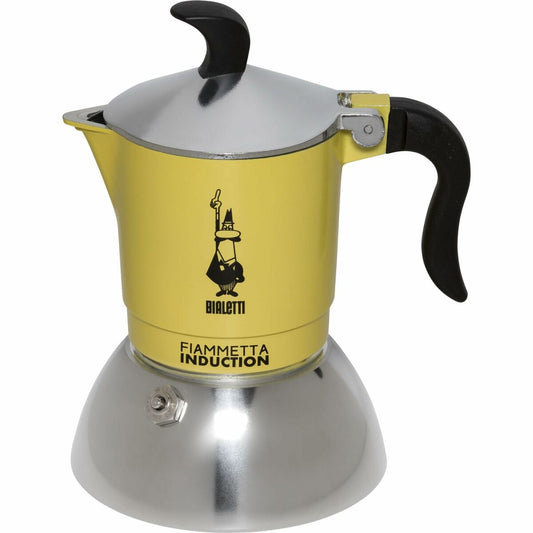 Cafetera Italiana Bialetti 29588 Amarillo Aluminio Acero 100 ml