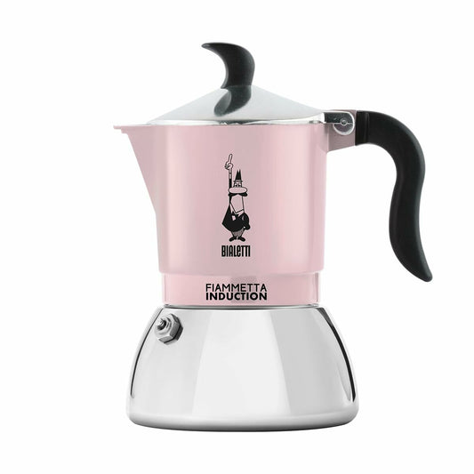 Bialetti 29589 Italian Coffee Maker Stainless Steel Aluminum 2 Cups Pink