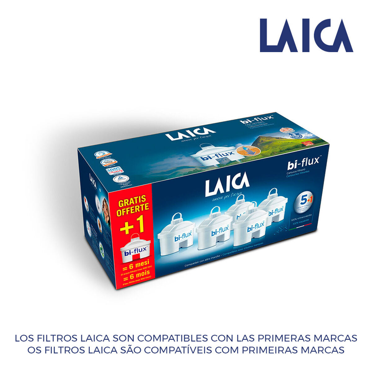 LAICA F6S Pack Filter Jug Filter