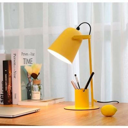 iTotal COLORFUL Desk Lamp Yellow Metal 35 cm